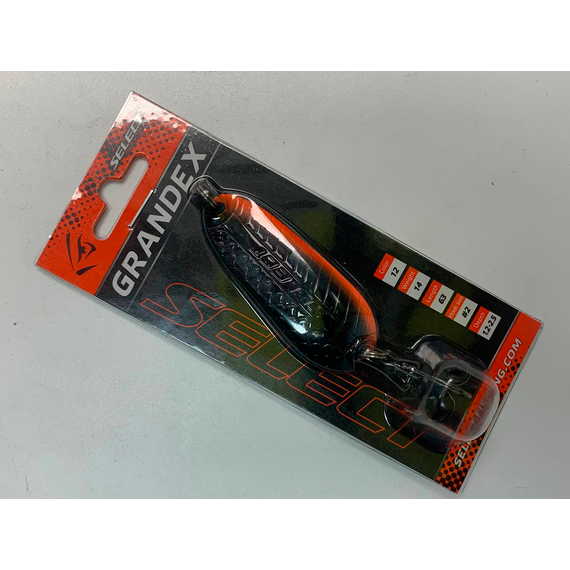 Блешня Select Grandex 14.0g 63mm #12, Вага блешні: 14г, Колір блешні: 12, фото , изображение 3