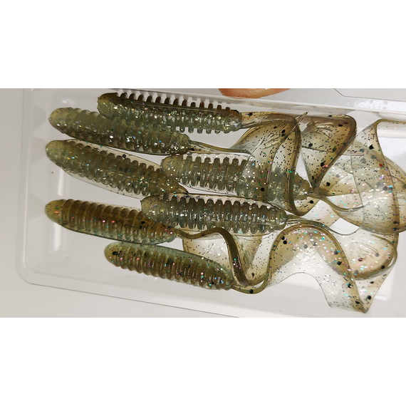 Силикон Select Freek 3.3" col.214 (7 шт/упак), Длина силикона: 3.3" (8.38 см), Расцветка силикона: 214, фото , изображение 12