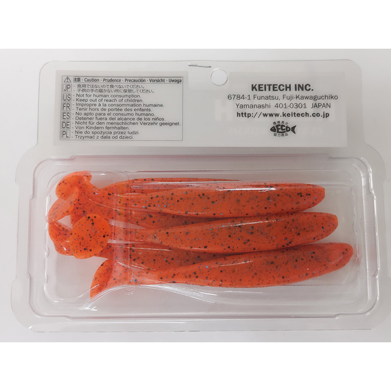 Силікон Keitech Easy Shiner 4.5" (6 шт/упак), колір:ea#13 spicy mustard/blue, Довжина силікону: 4.5" (11.4 см), Колір силікону: EA#13 Spicy Mustard/Blue, фото , изображение 11