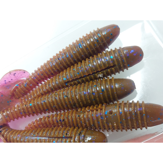 Силикон Select Fatfish 3.8" col.900 (5 шт/упак), Длина силикона: 3.8" (9.65 см), Расцветка силикона: 900, фото , изображение 8