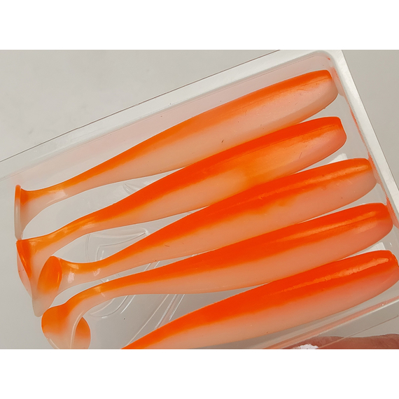 Силікон Select Easy Shad 3" #209 — їстівний віброхвіст для судака, щуки та великого окуня (5 шт/упак), Довжина силікону: 3" (7.62 см), Колір силікону: 209, фото , изображение 11