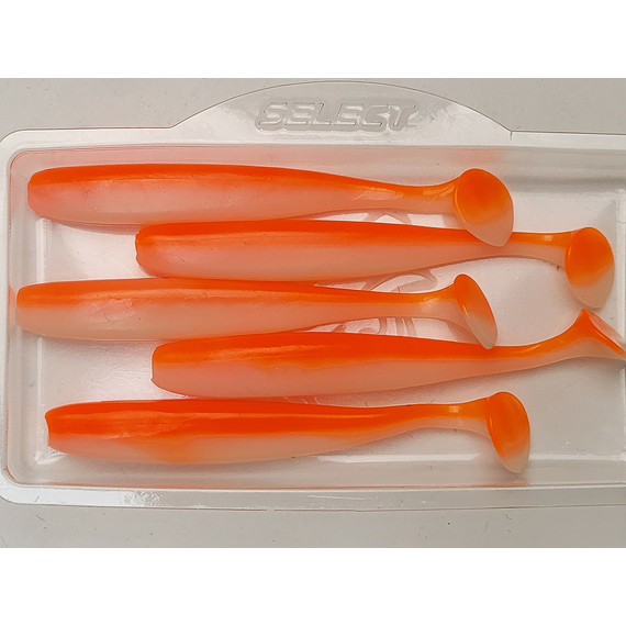Силікон Select Easy Shad 3" #209 — їстівний віброхвіст для судака, щуки та великого окуня (5 шт/упак), Довжина силікону: 3" (7.62 см), Колір силікону: 209, фото , изображение 7