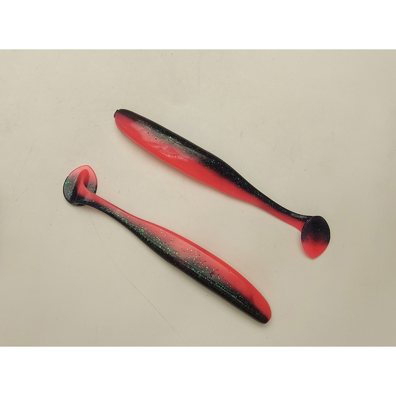 Силікон Select Easy Shad 5" #205 — їстівний віброхвіст для судака та щуки (5 шт/упак), Довжина силікону: 5" (12.7 см), Колір силікону: 205, фото , изображение 5