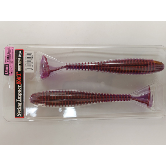 Силикон Keitech Swing Impact FAT 7.8" (2 шт/уп), цвет: pal#13 mistic spice, Длина силикона: 7.8" (19.8 см), Расцветка силикона: PAL#13 Mistic Spice, фото , изображение 8