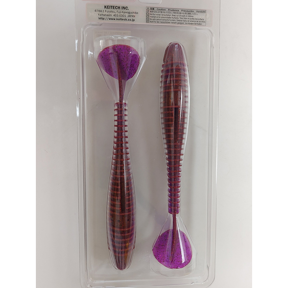 Силикон Keitech Swing Impact FAT 7.8" (2 шт/уп), цвет: pal#13 mistic spice, Длина силикона: 7.8" (19.8 см), Расцветка силикона: PAL#13 Mistic Spice, фото , изображение 4