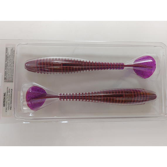 Силикон Keitech Swing Impact FAT 7.8" (2 шт/уп), цвет: pal#13 mistic spice, Длина силикона: 7.8" (19.8 см), Расцветка силикона: PAL#13 Mistic Spice, фото , изображение 9