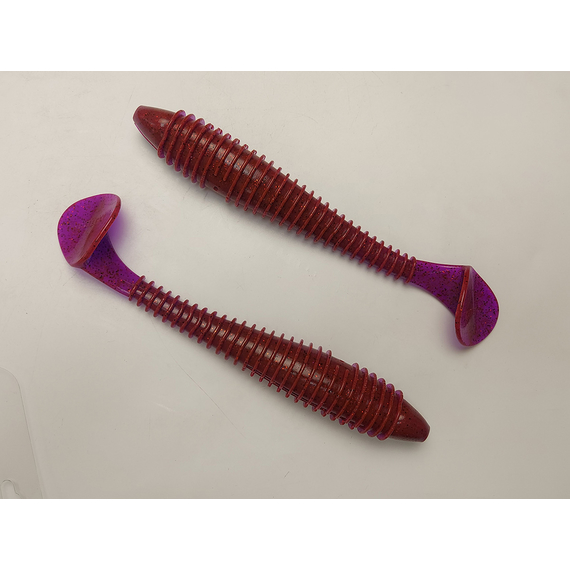 Силикон Keitech Swing Impact FAT 7.8" (2 шт/уп), цвет: pal#13 mistic spice, Длина силикона: 7.8" (19.8 см), Расцветка силикона: PAL#13 Mistic Spice, фото , изображение 6