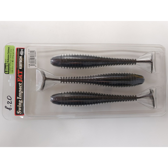 Силікон Keitech Swing Impact FAT 6.8" (3 шт/упак), колір:483 kokanee salmon, Довжина силікону: 6.8" (17.3 см), Колір силікону: 483 kokanee salmon, фото , изображение 7