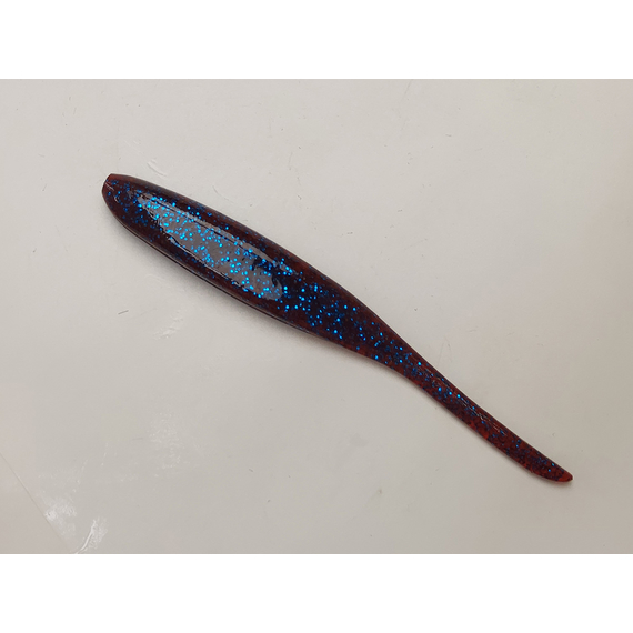 Силикон Keitech Shad Impact 4" (8 шт/упак), цвет: ea#03 grape, Длина силикона: 4" (10.2 см), Расцветка силикона: EA#03 Grape, фото , изображение 3