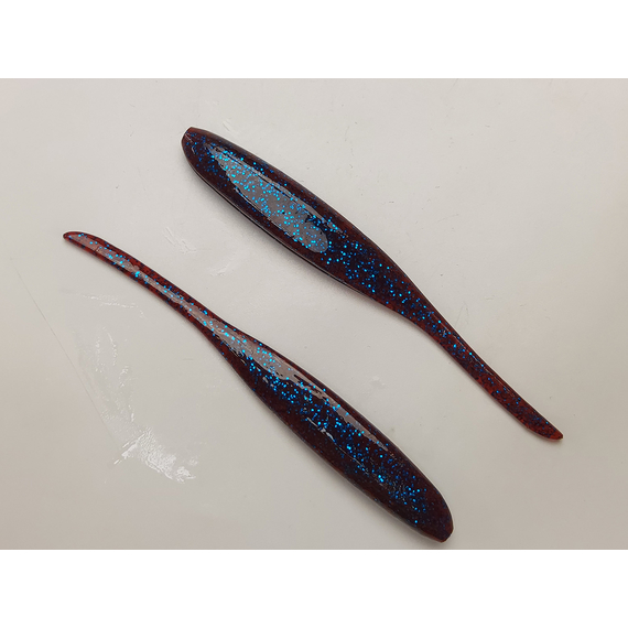 Силикон Keitech Shad Impact 4" (8 шт/упак), цвет: ea#03 grape, Длина силикона: 4" (10.2 см), Расцветка силикона: EA#03 Grape, фото , изображение 4