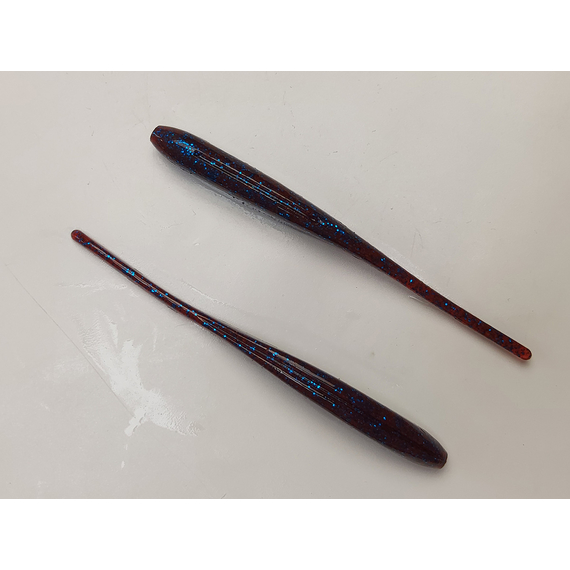 Силикон Keitech Shad Impact 4" (8 шт/упак), цвет: ea#03 grape, Длина силикона: 4" (10.2 см), Расцветка силикона: EA#03 Grape, фото , изображение 5
