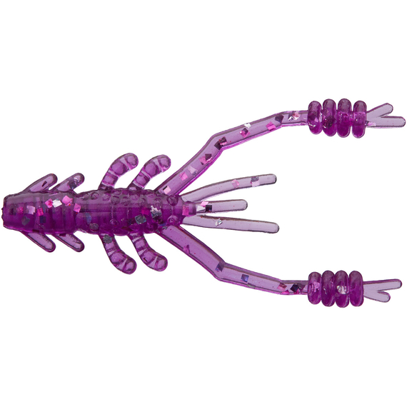 Силікон Reins Ring Shrimp 2" 428 Purple Dynamite (12шт/уп), Довжина силікону: 2.0" (5,08 см), Колір силікону: 428 Purple Dynamite, фото 