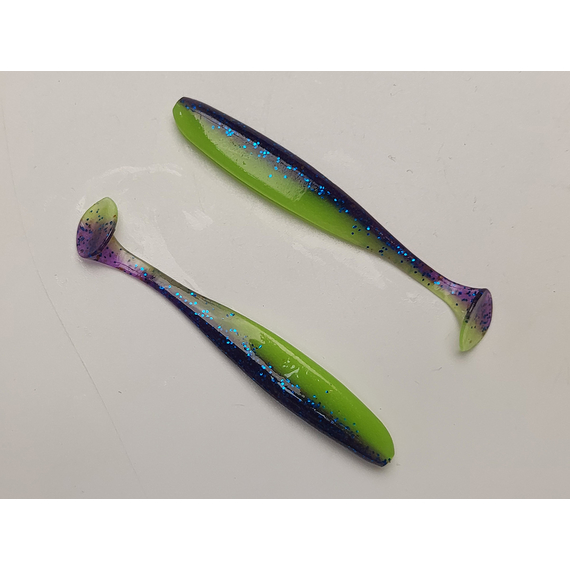 Силікон Keitech Easy Shiner 3" (10 шт/упак), колір:pal#06 violet lime berry, Довжина силікону: 3" (7.6 см), Колір силікону: PAL#06 Violet Lime Berry, фото , изображение 5