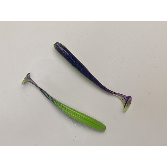 Силікон Keitech Easy Shiner 3" (10 шт/упак), колір:pal#06 violet lime berry, Довжина силікону: 3" (7.6 см), Колір силікону: PAL#06 Violet Lime Berry, фото , изображение 4