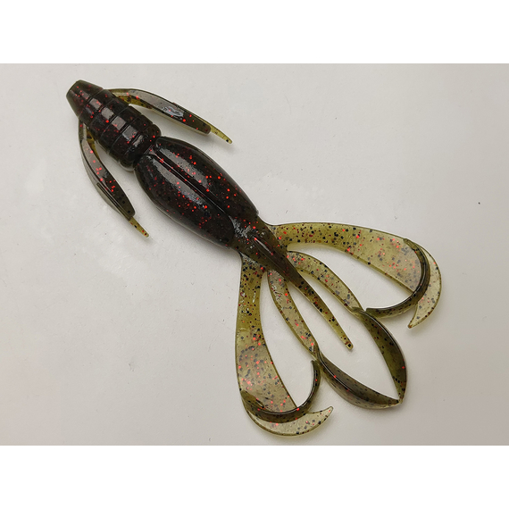 Силікон Keitech Crazy Flapper 4.4" (6 шт/упак), колір: 208 watermelon pp. red, Довжина силікону: 4.4" (11.2 см), Колір силікону: 208 Watermelon PP. Red, фото , изображение 2