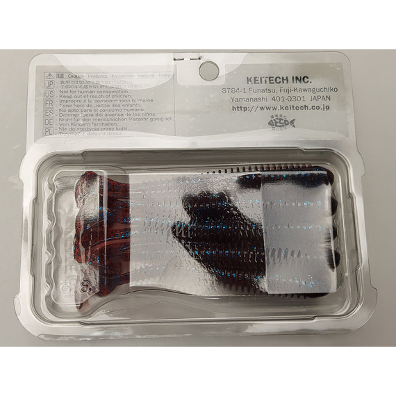 Силікон Keitech Swing Impact 3.5" (8 шт/упак), колір:ea#03 grape, Довжина силікону: 3.5" (8.9 см), Колір силікону: EA#03 Grape, фото , изображение 7