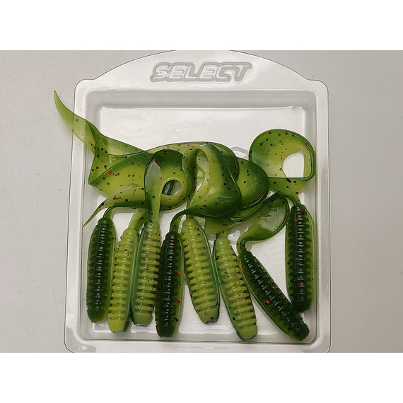 Силикон Select Freek 2.3" col.203 (8 шт/упак), Длина силикона: 2.3" (4.3 см), Расцветка силикона: 203, фото , изображение 5