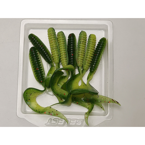 Силикон Select Freek 2.3" col.203 (8 шт/упак), Длина силикона: 2.3" (4.3 см), Расцветка силикона: 203, фото , изображение 6