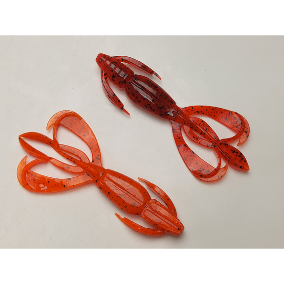 Силикон Keitech Crazy Flapper 3.6" (7 шт/упак), цвет: 407 delta craw, Длина силикона: 3.6" (9.1 см), Расцветка силикона: 407 Delta Craw, фото , изображение 3