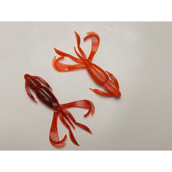Силикон Keitech Crazy Flapper 3.6" (7 шт/упак), цвет: 407 delta craw, Длина силикона: 3.6" (9.1 см), Расцветка силикона: 407 Delta Craw, фото , изображение 4