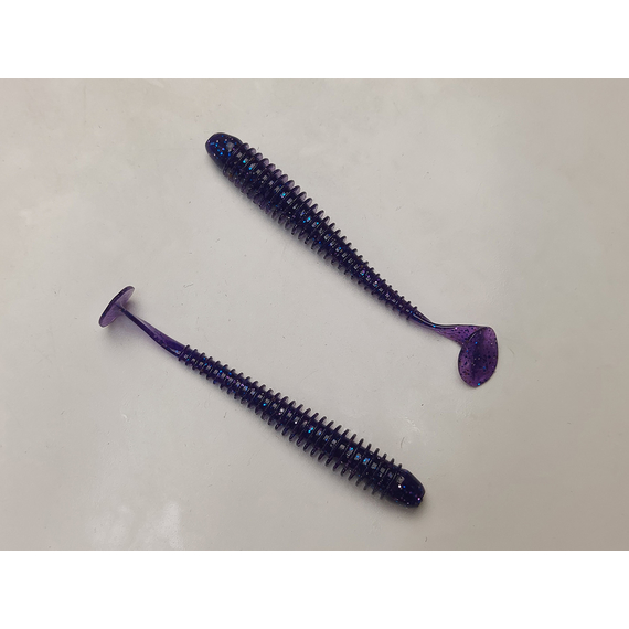 Силікон Keitech Swing Impact 3.5" (8 шт/упак), колір:ea#04 violet, Довжина силікону: 3.5" (8.9 см), Колір силікону: EA#04 Violet, фото , изображение 7