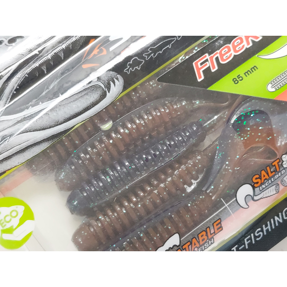 Силікон Select Freek 4.5" col.206 (5 шт/упак), Довжина силікону: 4.5" (11.43 см), Колір силікону: 206, фото , изображение 7