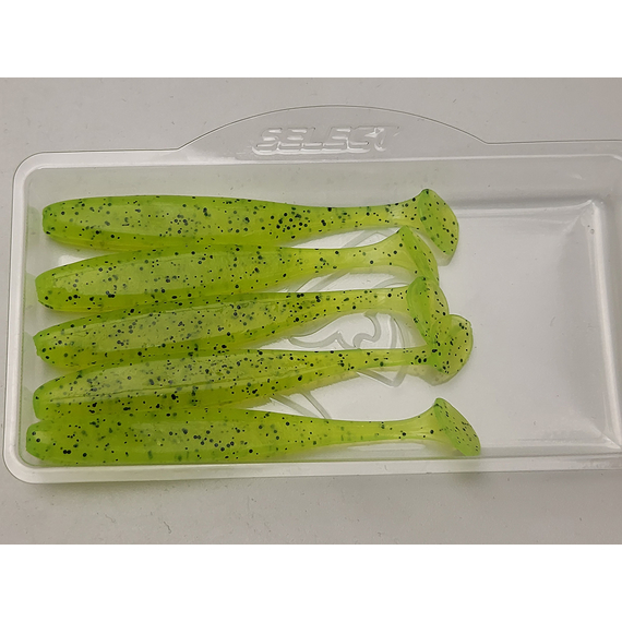 Силікон Select Easy Shad 3" #072 — їстівний віброхвіст для судака, щуки та великого окуня (5 шт/упак), Довжина силікону: 3" (7.62 см), Колір силікону: 072, фото , изображение 7