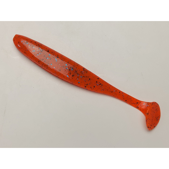 Силікон Keitech Easy Shiner 4.5" (6 шт/упак), колір:ea#13 spicy mustard/blue, Довжина силікону: 4.5" (11.4 см), Колір силікону: EA#13 Spicy Mustard/Blue, фото , изображение 3