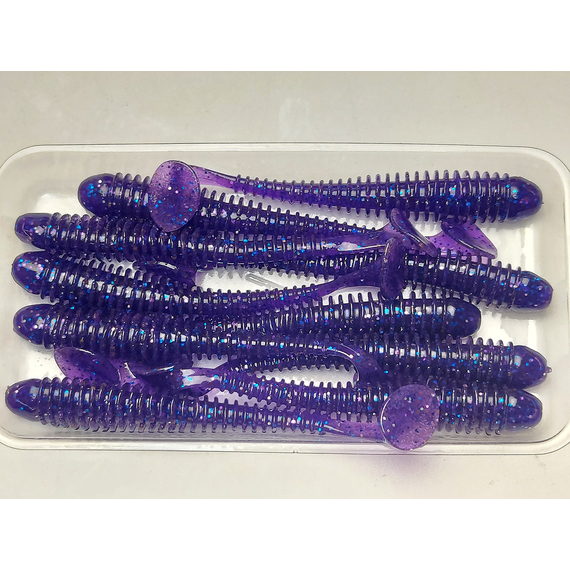 Силікон Keitech Swing Impact 3" (10 шт/упак), колір:ea#04 violet, Довжина силікону: 3" (7.6 см), Колір силікону: EA#04 Violet, фото , изображение 6