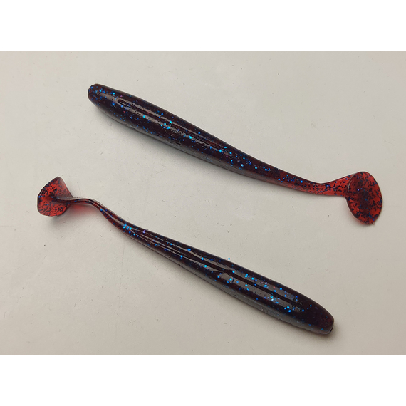 Силікон Select Easy Shad 3.5" #110 — їстівний віброхвіст для судака, щуки та великого окуня (5 шт/упак), Довжина силікону: 3.5" (8.89 см), Колір силікону: 110, фото , изображение 6