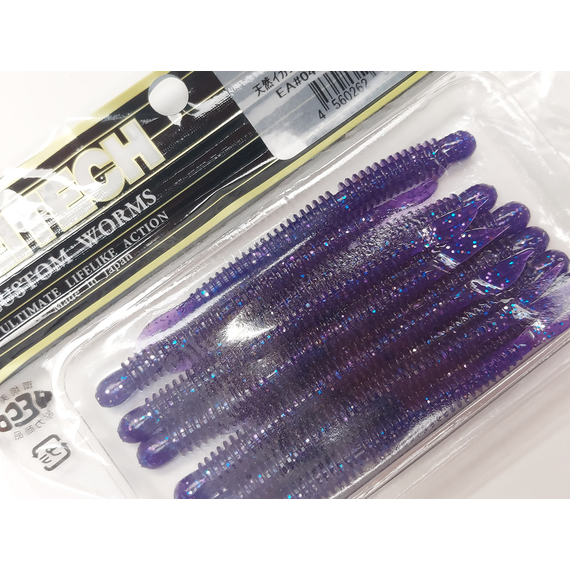 Силикон Keitech Live Impact 3" 12, цвет: ea#04 violet, Длина силикона: 3" (7.6 см), Расцветка силикона: EA#04 Violet, фото , изображение 8