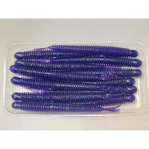 Силикон Keitech Live Impact 3" 12, цвет: ea#04 violet, Длина силикона: 3" (7.6 см), Расцветка силикона: EA#04 Violet, фото , изображение 7