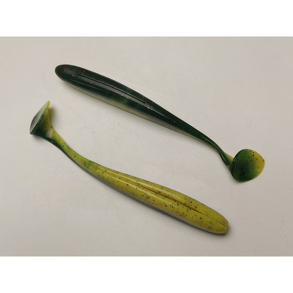 Силікон Select Easy Shad 5" #203 — їстівний віброхвіст для судака та щуки (5 шт/упак), Довжина силікону: 5" (12.7 см), Колір силікону: 203, фото , изображение 6