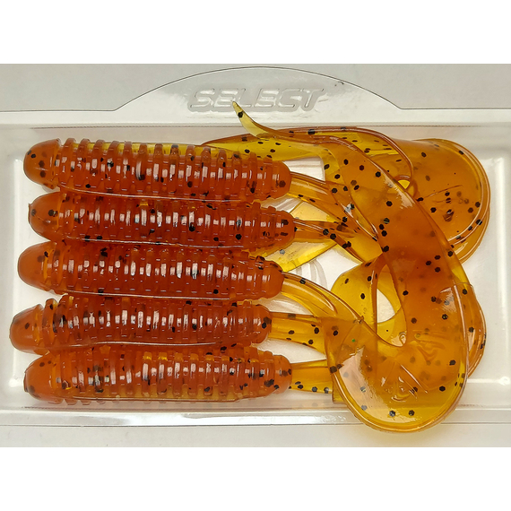 Силікон Select Freek 4.5" col.128 (5 шт/упак), Довжина силікону: 4.5" (11.43 см), Колір силікону: 128, фото , изображение 6