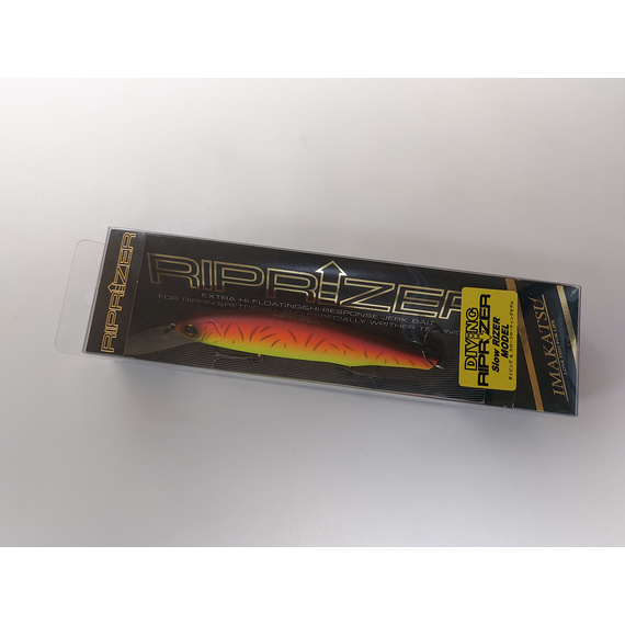Воблер Imakatsu Diving Riprizer 110 Slow Rizer 112mm 19.0g #46 Matt Red Hot Tiger, Цвет воблера: 46 Matt Red Hot Tiger, фото , изображение 3
