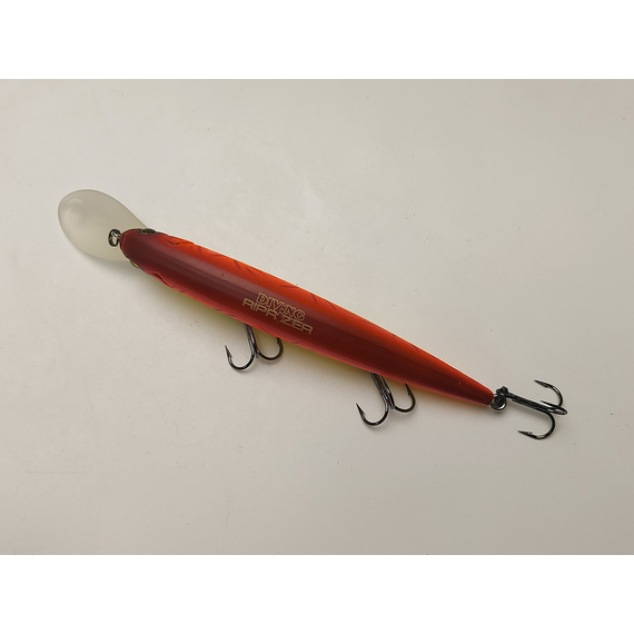 Воблер Imakatsu Diving Riprizer 110 Slow Rizer 112mm 19.0g #46 Matt Red Hot Tiger, Цвет воблера: 46 Matt Red Hot Tiger, фото , изображение 5