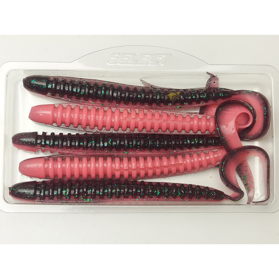 Силікон Select Freek Slim 4" col.205 (5 шт/пак), Довжина силікону: 4.0" (10.16 см), Колір силікону: 205, фото , изображение 11