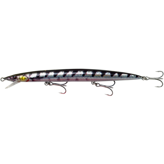 Воблер Savage Gear Sandeel Jerk Minnow S 145mm 17.0 g Barracuda PHP, Розмір/Вага: 145мм/17г, Колір воблера: Barracuda PHP, фото 
