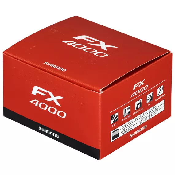 Катушка Shimano FX 4000 FC (2+1 подшипник, 5.0:1) — универсальная катушка для ловли с тяжелыми приманками., Размер шпули: 4000, фото , изображение 9