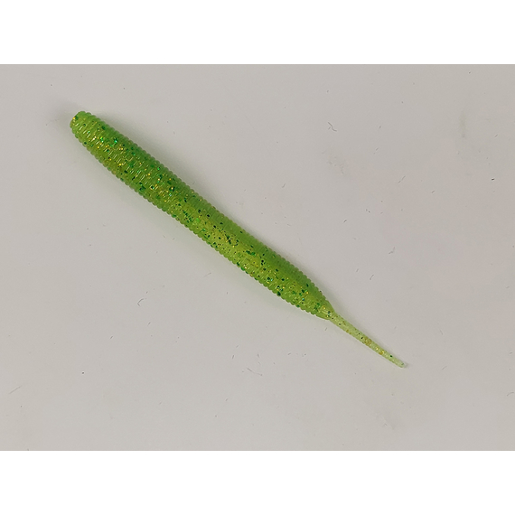 Силікон Keitech Sexy Impact 2.8" 12, колір:424 lime chartreuse, Довжина силікону: 2.8" (7.1 см), Колір силікону: 424 Lime Chartreuse, фото , изображение 3