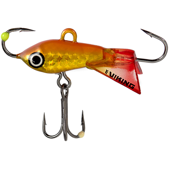 Балансир Viking Fishing Yeti Ice Jig 20mm 3.0g #08 Candle Flame, Размер/Вес: 20мм/3г, Цвет балансира: #8 Candle Flame, фото 