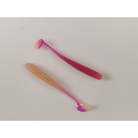 Силикон Keitech Easy Shiner 2" (12 шт/упак), цвет: pal#12 grape shad, Длина силикона: 2" (5.1 см), Расцветка силикона: PAL#12 Grape Shad, фото , изображение 5