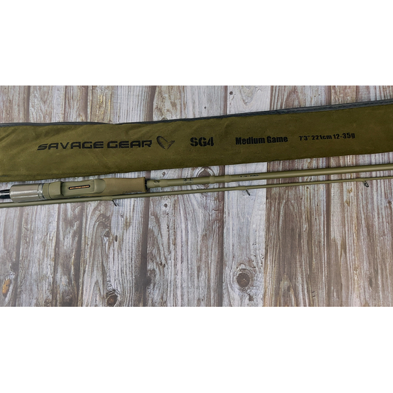 Спиннинг Savage Gear SG4 Medium Game 7'3"/2.21m 12-35g, фото , изображение 7