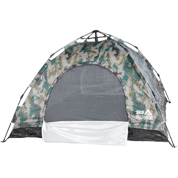 Автоматичний намет Skif Outdoor Adventure Auto I (Комуфляж), 3-місний, розмір 200x200см, Колір: Camo, Кількість місць: 3, Особливість: без зовнішнього тенту, фото 