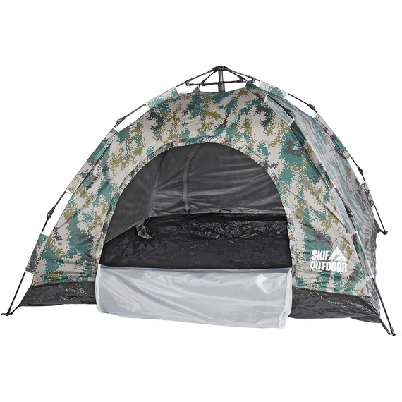 Автоматичний намет Skif Outdoor Adventure Auto I (Комуфляж), 3-місний, розмір 200x200см, Колір: Camo, Кількість місць: 3, Особливість: без зовнішнього тенту, фото , изображение 3