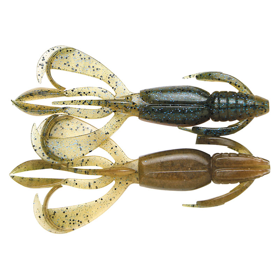 Силікон Keitech Crazy Flapper 2.4" (10 шт/уп),, колір: 403 green weenie blue, Довжина силікону: 2.4" (6.1 см), Колір силікону: 403 Green Weenie Blue, фото 