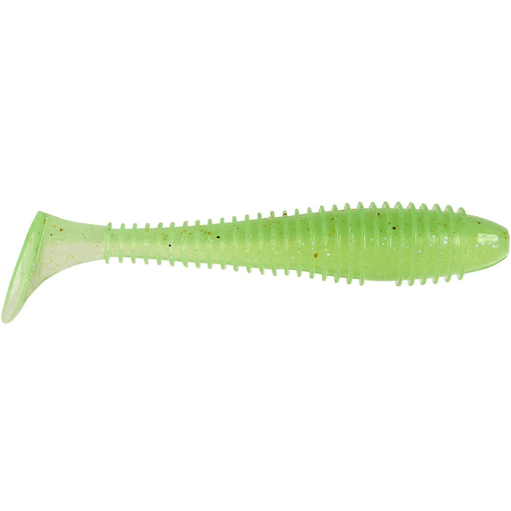 Силикон Keitech Swing Impact FAT 6.8" (3 шт/уп),, цвет: ea#19 electric chart shad, Длина силикона: 6.8" (17.3 см), Расцветка силикона: EA#19 Electric Chart Shad, фото , изображение 2