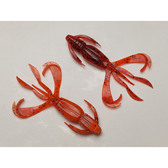 Силікон Keitech Crazy Flapper 2.4" (10 шт/уп),, колір: 407 delta craw, Довжина силікону: 2.4" (6.1 см), Колір силікону: 407 Delta Craw, фото , изображение 3