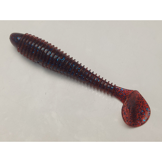 Силікон Keitech Swing Impact FAT 6.8" (3 шт/уп),, колір: ea#03 grape, Довжина силікону: 6.8" (17.3 см), Колір силікону: EA#03 Grape, фото , изображение 2