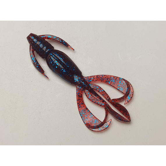 Силікон Keitech Crazy Flapper 2.4" (10 шт / уп), колір: ea#03 grape, Довжина силікону: 2.4" (6.1 см), Колір силікону: EA#03 Grape, фото , изображение 10